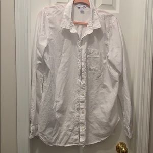 NWOT white button up